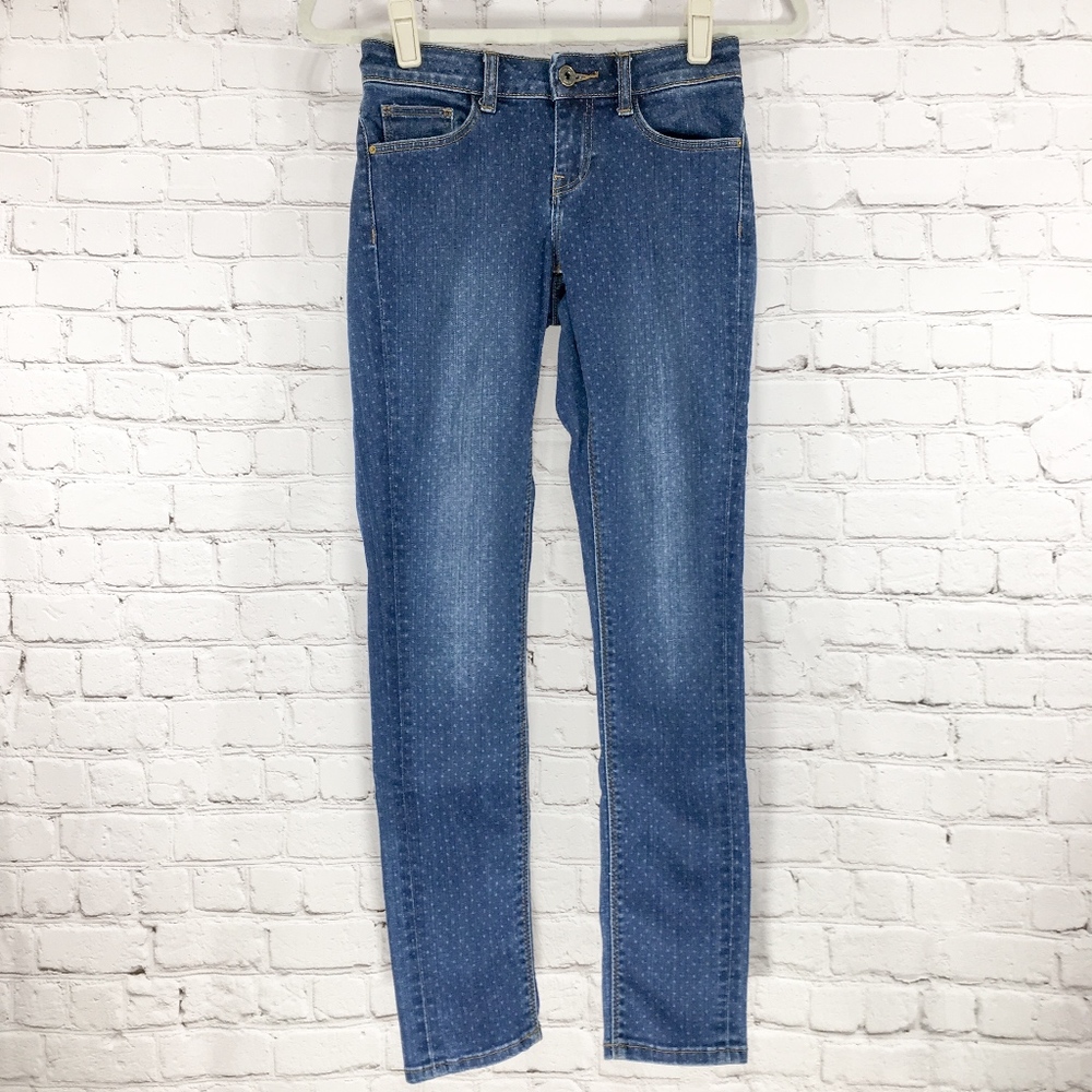 Zara Polka Dot Skinny Jeans